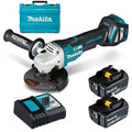 Makita Акумулаторска Брусилка со 2 Батерии, Полнач и Куфер