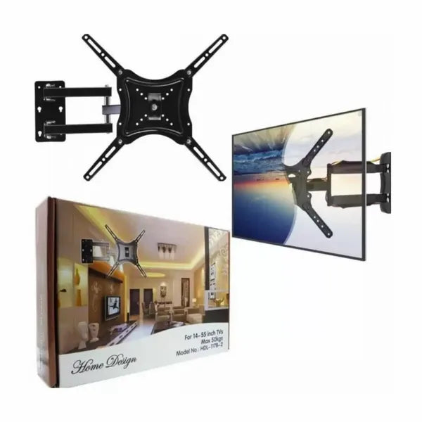 Ѕиден Носач за ТВ 14”–55” – Подвижен TV Bracket со Ротација